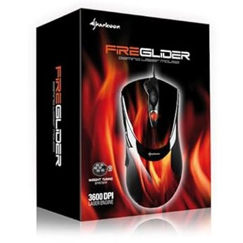 Sharkoon Lasermaus FireGlider/USB 3600dpi: Amazon.de: Computer & Zubehör